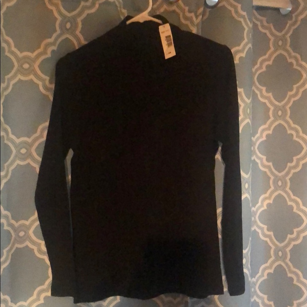 Black Pendleton Mock Turtleneck